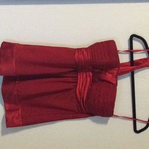 Suzy Shier cross shoulder top